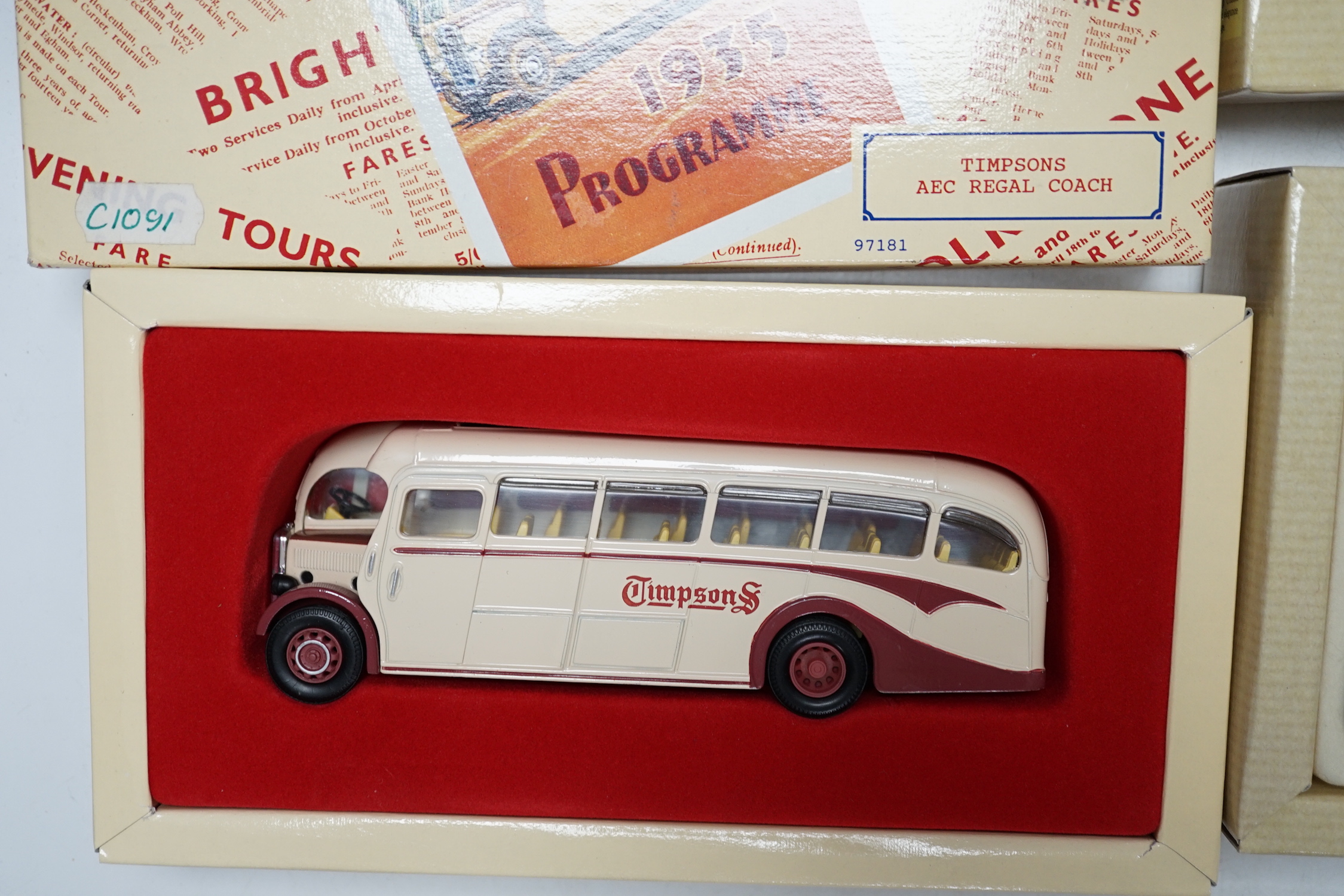 Twenty-two boxed Corgi Classics buses and coaches, etc., including a 50th anniversary Routemaster, Bedford OB coaches, etc.